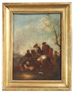 Schlachtfeld by August Querfurt