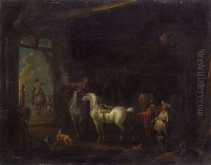 Pferdehandel by August Querfurt
