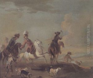 Aufbruch Zur Falkenjagd by August Querfurt