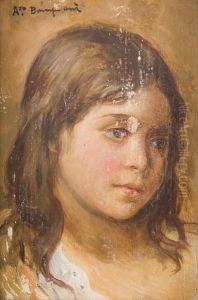 Ritratto Di Fanciulla by Augusto Bompiani