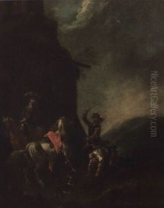 Escena Ecuestre by August Querfurt