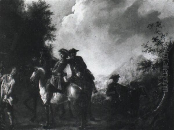 Reiter Auf Einer Anhohe - view 1