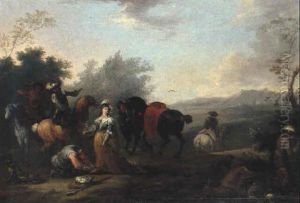 Jagdgesellschaft by August Querfurt