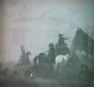 Ein Paar Jagdszenen by August Querfurt