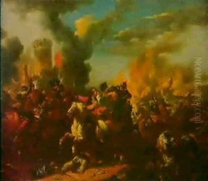 Reiterschlacht Im Osterreichischen Erbfolgekrieg by August Querfurt