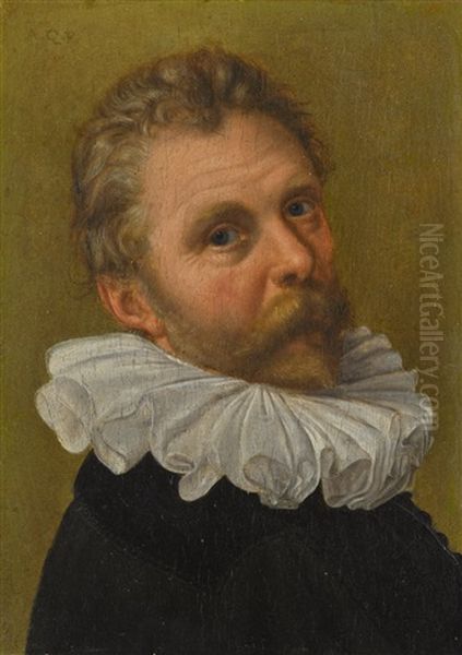 Portrait Of A Man, Head And Shoulders, Wearing A Ruff - view 1