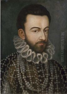 Ritratto Di Re Enrico Iii, A Mezzo Busto, In Abito Ricamato Di Perle