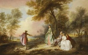A Fete Champetre by Pierre-Antoine Quillard