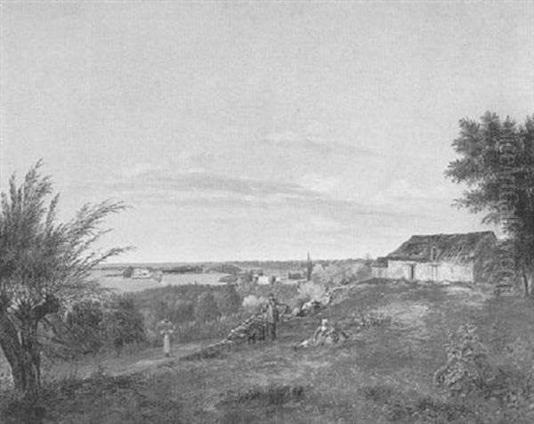 Figures In An Extensive Landscape - view 1