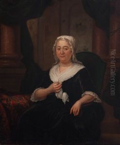 Portrait Of Jan Cornelisz. Backer, Portrait Of Anna Catharina Ten Grootenhuys (2 Works) by Jan Maurits Quinkhardt