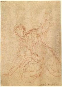 A Study Of A Woman Kneeling