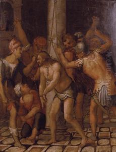 La Flagellazione Di Cristo by Perino Del Vaga (Pietro Bonaccors