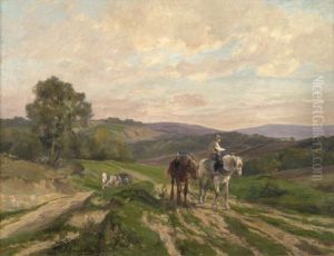 Retour Des Champs by Charles Henri Quinton