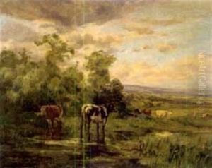 Landschaft Mit Kuhen Landschaft Mit Kuhen