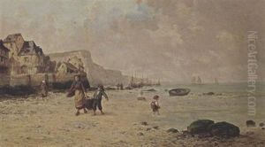 Maree Basse, Cote De Normandie Maree Basse, Cote De Normandie