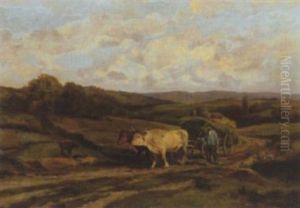 Ochsengespann by Clement (Charles-Henri) Quinton