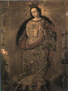 La Virgen Mara by Diego Quispe Tito