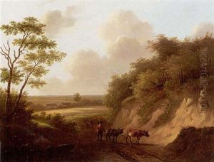 A Traveller On A Path In An Extensive Landscape