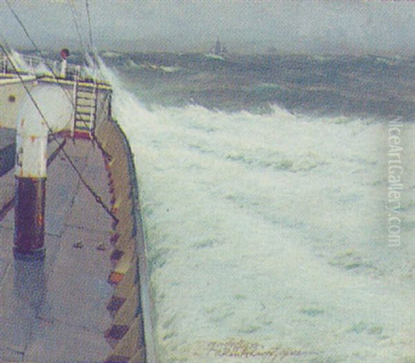 Marine Med Skibe Pa Atlanterhavet - view 1
