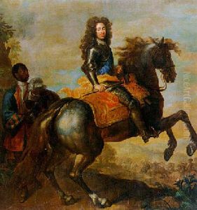 Equestrian Portrait Of A German Prince