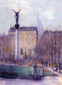 Paris, Au Jardin Public by Rudolf Quittner