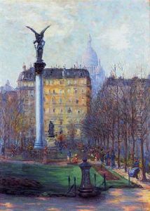 Square D'anvers, Paris by Rudolf Quittner