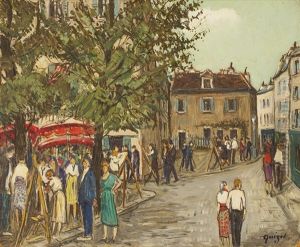Vie De Montmartre by Alphonse Leon Quizet