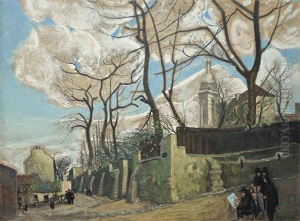 Maurice Utrillo Peignant Le Lapin Agile - view 1