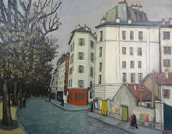 Corner Of A Busy Street - view 1