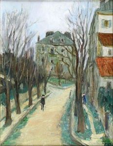 Vue Presumee Du Chateau Des Brouillards by Alphonse Leon Quizet