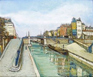 Le Pont Sur Le Canal A Pantin Le Pont Sur Le Canal A Pantin