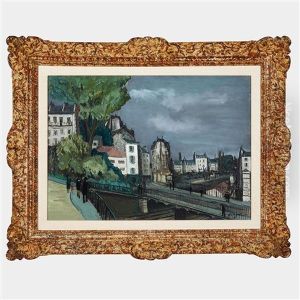 Paysage Montmartre by Alphonse Leon Quizet
