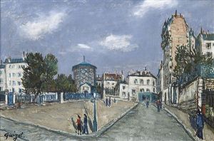Parisisk Stadsvy Parisisk Stadsvy