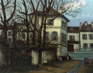 Rue De Paris by Alphonse Leon Quizet