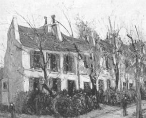 Vieille Maison A Montmartre by Alphonse Leon Quizet