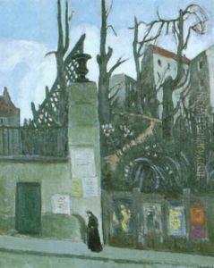 La Rue Gabrielle A Montmartre La Rue Gabrielle A Montmartre