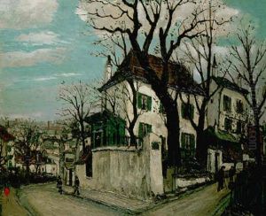 Paris Vu De Montmartre by Alphonse Leon Quizet