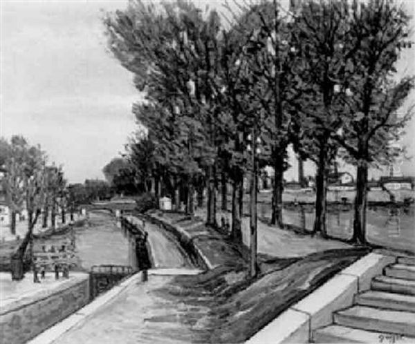 La Seine Et Le Canal De Charenton - view 1