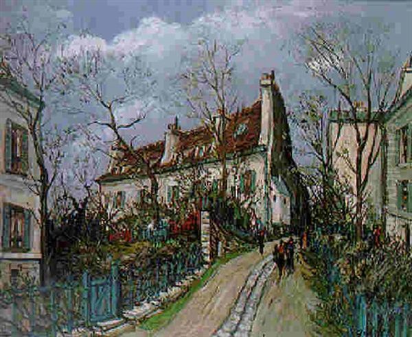 Cour Interieure A Montmartre - view 1
