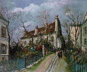 Cour Interieure A Montmartre Cour Interieure A Montmartre