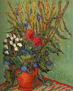 Fleurs Des Champs by Alphonse Leon Quizet