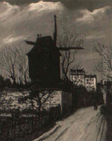 Vieux Moulin A Montmartre - view 1