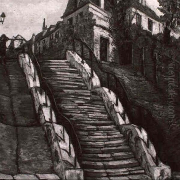 Escalier A Montmartre - view 1
