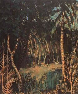 Hommage Au Douanier Rousseau by Alphonse Leon Quizet