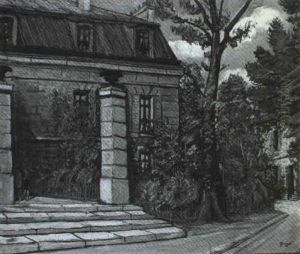 L'entree De La Propriete De L'artiste Au Pre St-gervais by Alphonse Leon Quizet