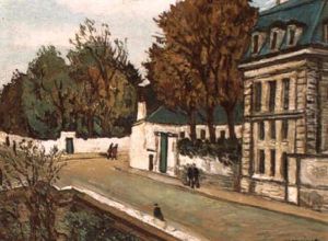 Demeure Pres De Paris by Alphonse Leon Quizet