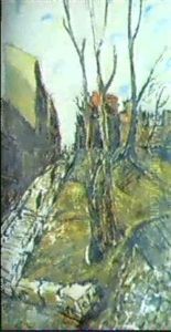 Escalier A Montmartre by Alphonse Leon Quizet