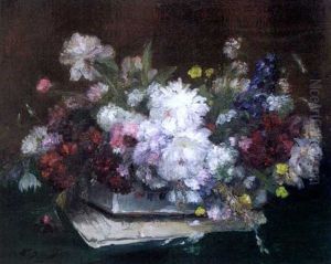 Fleurs Dans Une Jardiniere Fleurs Dans Une Jardiniere