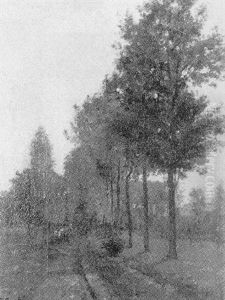 L'allee D'arbres by Ernest Quost