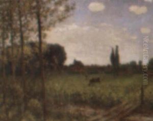 Paysage De Campagne by Ernest Quost